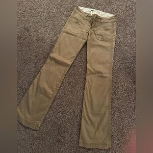 Hollister Tan Cotton Blend Pants